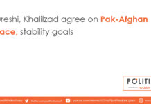 Qureshi, Khalilzad agree on Pak-Afghan peace, stability goals
