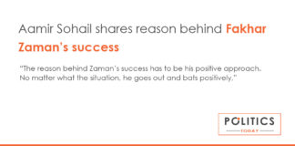 Aamir Sohail shares reason behind Fakhar Zaman’s success