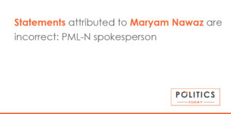 Statements attributed to Maryam Nawaz are incorrect: PML-N spokesperson