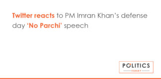 Twitter reacts to PM Imran Khan’s defense day ‘No Parchi’ speech