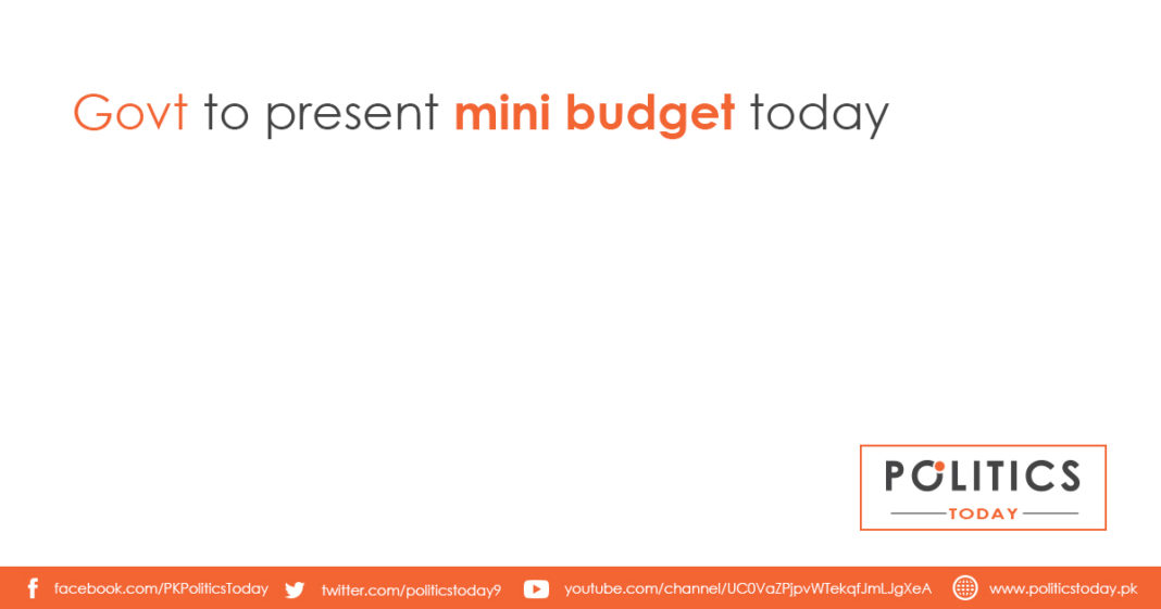 Govt to present mini budget today