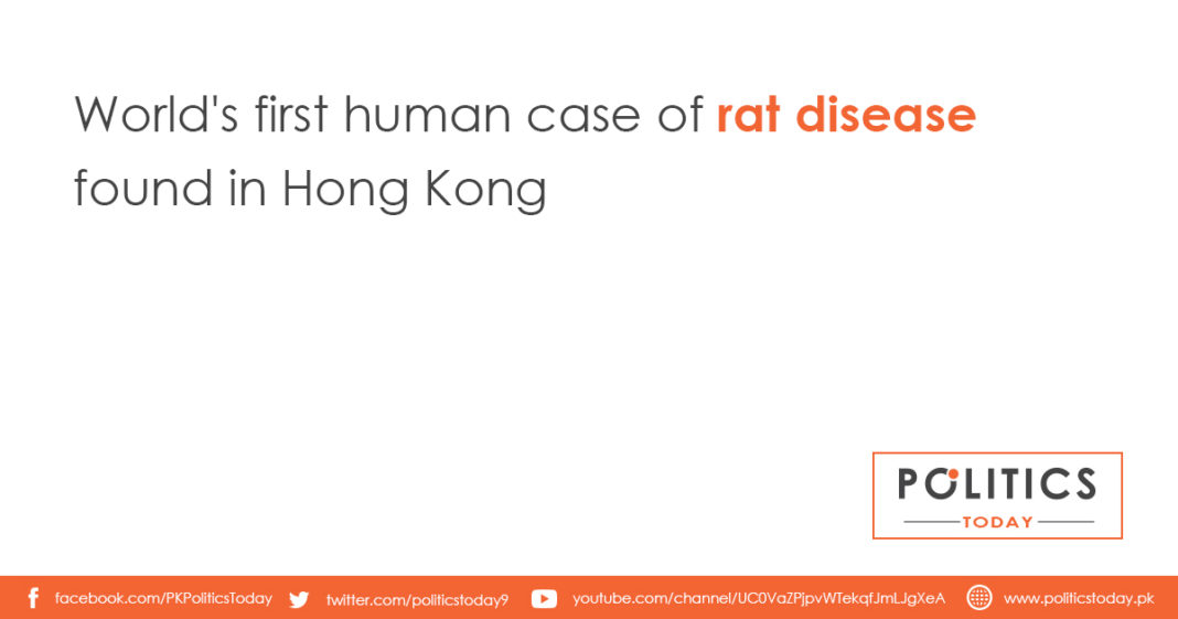 World's first human case of rat disease found in Hong Kong