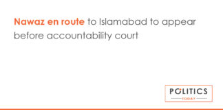 Nawaz en route to Islamabad to appear before accountability court