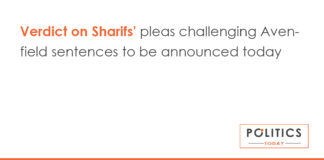 Verdict on Sharifs' pleas challenging Avenfield sentences to be announced today